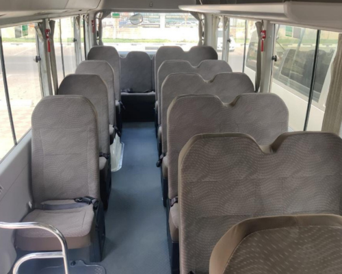 22-Seater Coaster Bus Rental Slide 4
